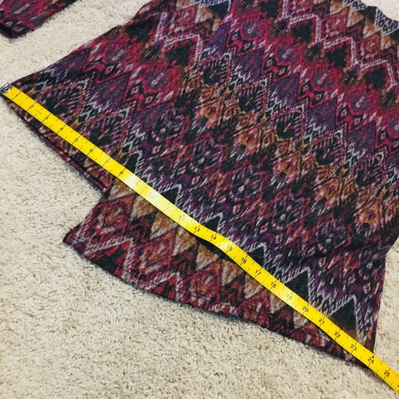 Canadian Clientele Retro Psychedelic Knit Wrap Over Top - Picture 13 of 15